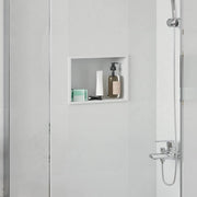 Bruse Niche Hvid 30 x 20 x 9,5 cm Rustfrit stål