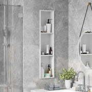 Bruse Niche Hvid 90 x 20 x 9,5 cm Rustfrit stål