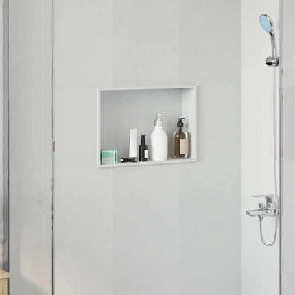 Bruse Niche Hvid 45 x 30 x 9,5 cm Rustfrit stål