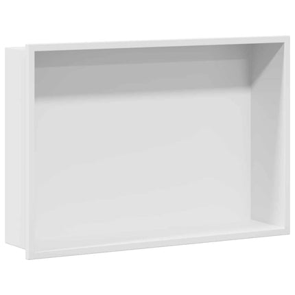 Bruse Niche Hvid 45 x 30 x 9,5 cm Rustfrit stål