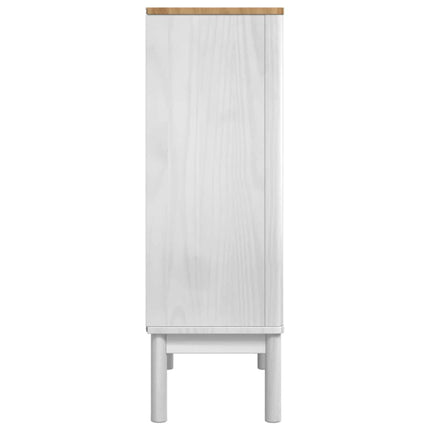 Sideboard FLORO Hvid 70 x 30 x 70,5 cm Massivt fyrretræ
