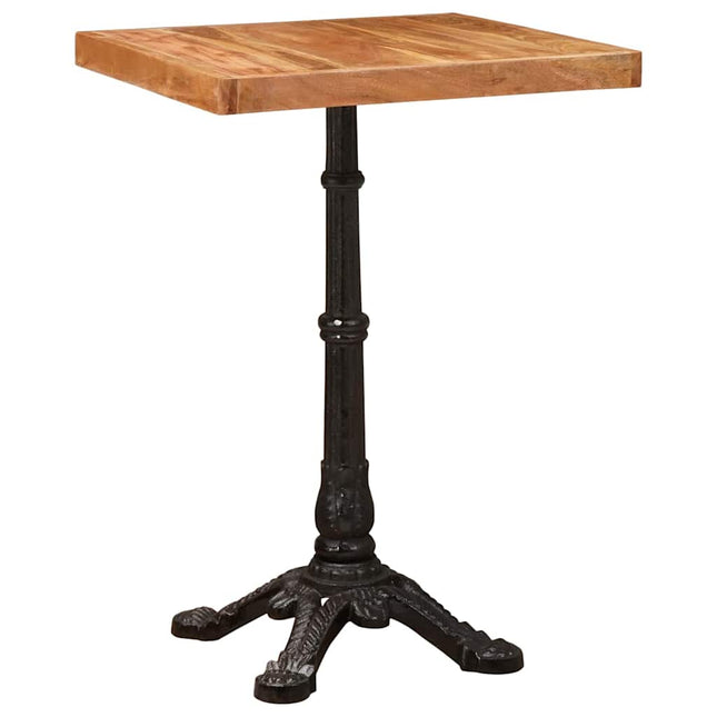 Bistrobord 50 x 50 x 76 cm Massivt Akacietræ Brun Firkantet