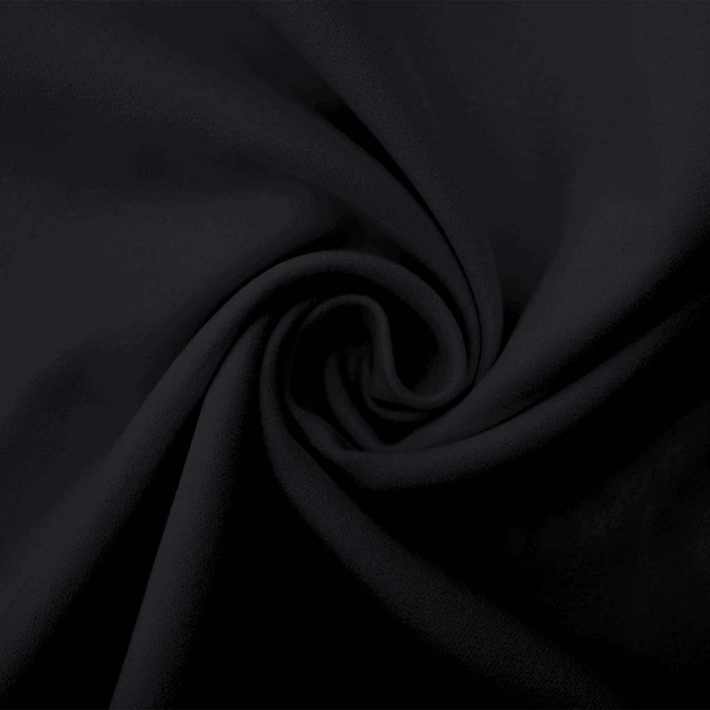 Sportshåndklæder 2 pcs Sort 200 x 100 cm Polyester og polyamid