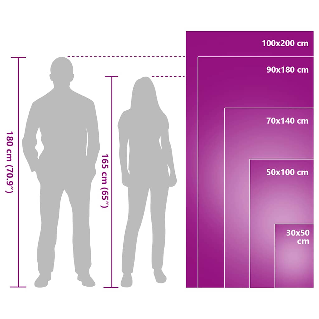 Sportshåndklæder 2 pcs Lyserød 100 x 50 cm