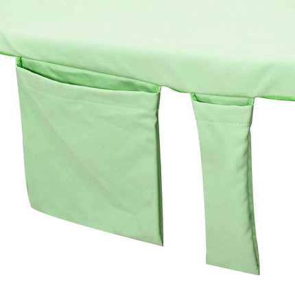 Liggestols håndklæder 2 pcs Grøn 210 x 75 cm