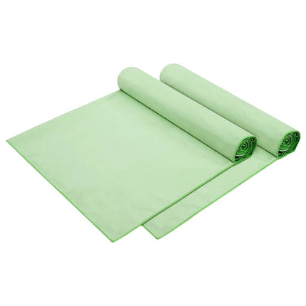 Liggestols håndklæder 2 pcs Grøn 210 x 75 cm