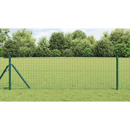 Hegnspæl 2 pcs Grøn 90 cm Pulverlakeret Stål
