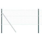 Hegnspæl 12 pcs Grøn 120 cm Pulverlakeret Stål