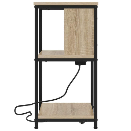 Natskab 2 stk. Sonoma eg 38 x 31 x 61 cm Konstrueret træ