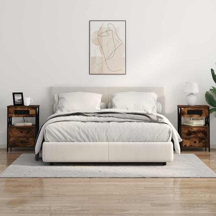 Natskab Røget eg 40 x 31 x 60 cm Konstrueret træ