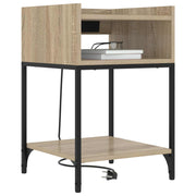 Natskab 2 pcs Sonoma eg 40 x 40 x 61 cm Konstrueret træ