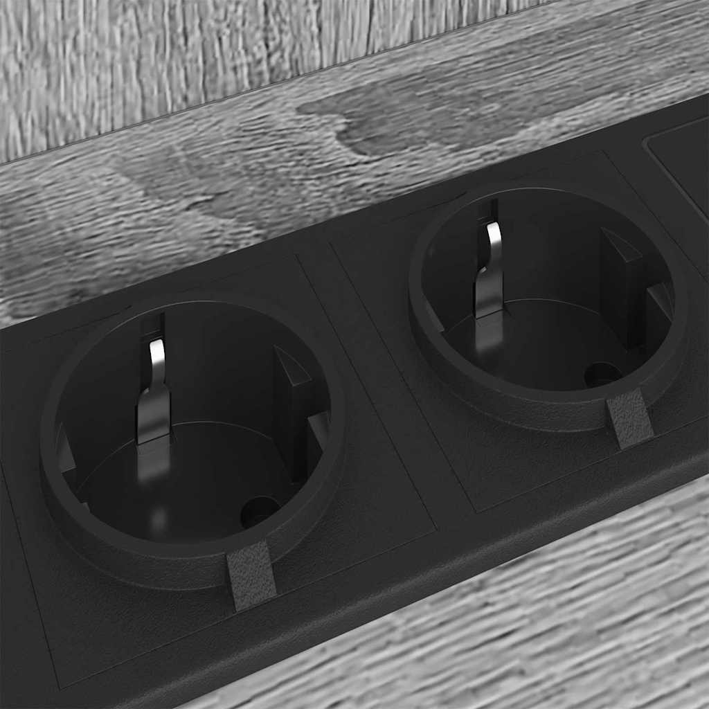 Sengebord 2 pcs Grå sonoma-eg 40 x 40 x 61 cm Konstrueret træ