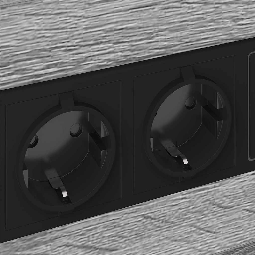 Natskab med skuffe Grå Sonoma 40 x 31 x 60 cm Konstrueret træ