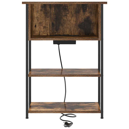 Natskab Røget eg 55 x 31 x 76 cm Konstrueret træ
