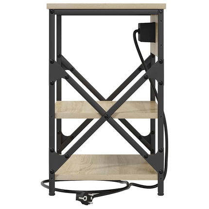 Natskab 2 stk. Sonoma eg 41 x 31 x 51 cm Konstrueret træ