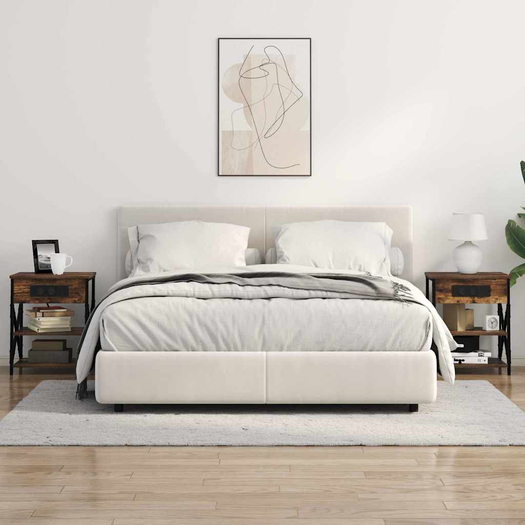 Natskab med hylde Røget eg 41 x 31 x 51 cm Konstrueret træ