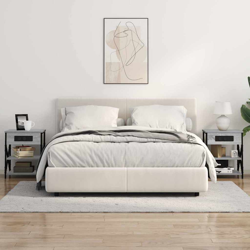 Natskab med hylde Grå Sonoma 41 x 31 x 51 cm Konstrueret træ