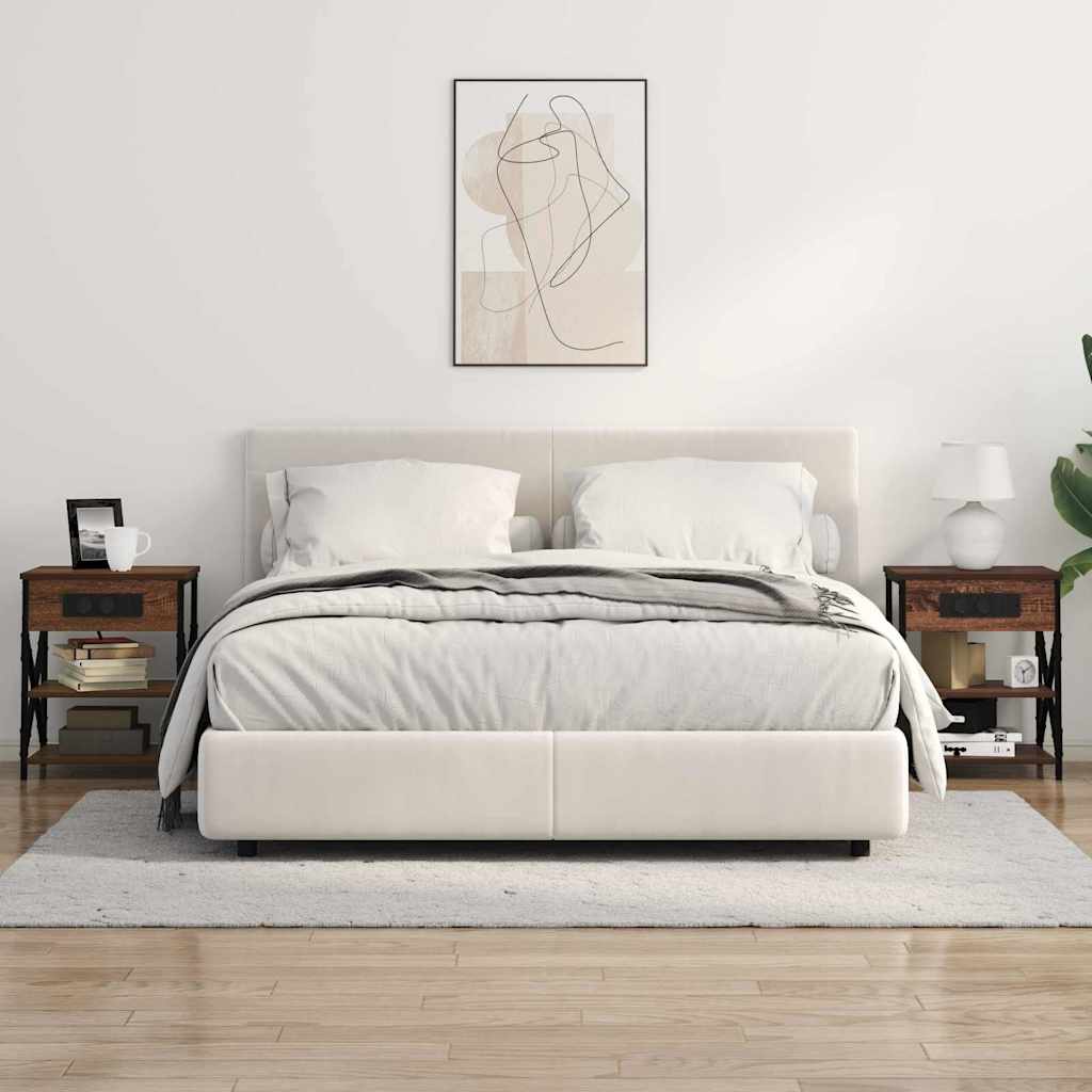 Natskab med hylde Brun eg 41 x 31 x 51 cm Konstrueret træ