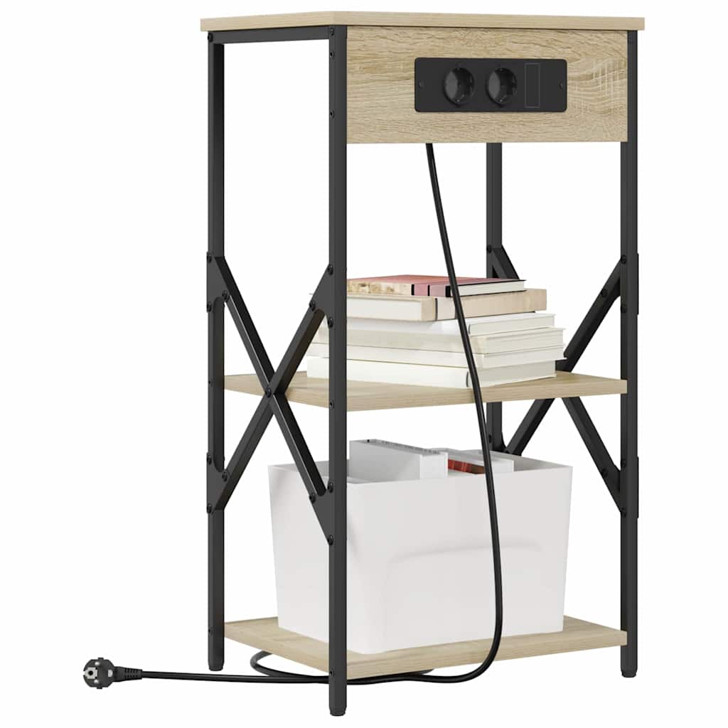 Natskab med hylde Sonoma eg 41 x 31 x 76 cm Konstrueret træ