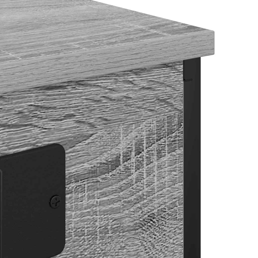 Natskab med hylde Grå Sonoma 41 x 31 x 76 cm Konstrueret træ