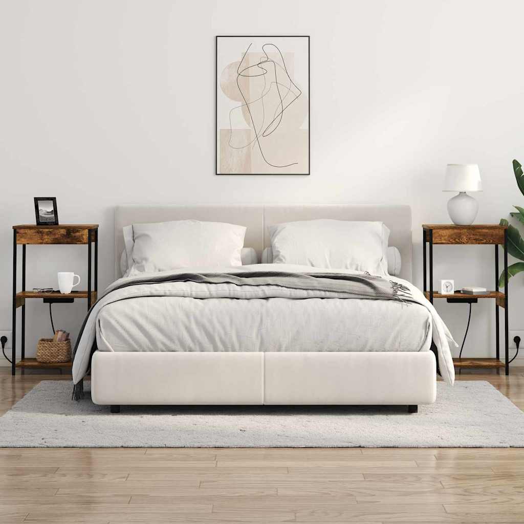 Natskab med hylde Røget eg 41 x 31 x 76 cm Konstrueret træ