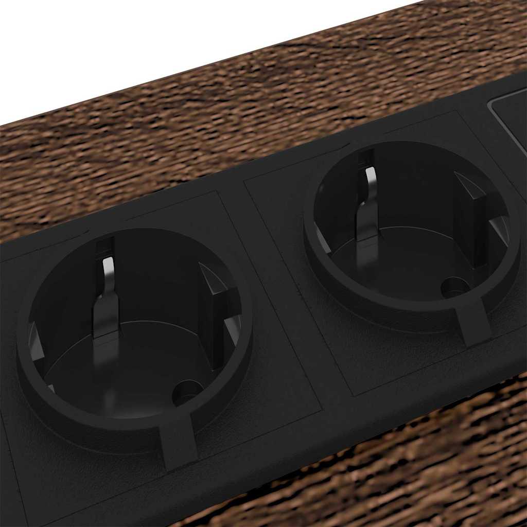 Natskab med hylde Brun eg 41 x 31 x 76 cm Konstrueret træ