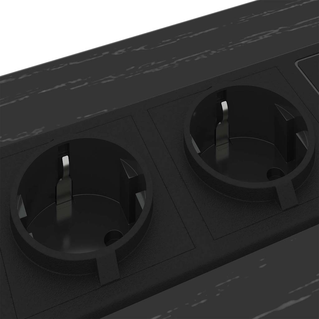 Natskab med skuffe Sort eg 41.5 x 40.5 x 55 cm Konstrueret træ