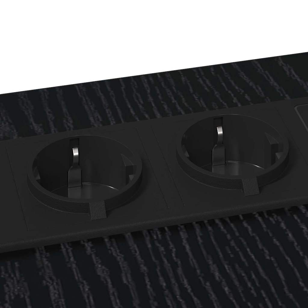 Sengebord Sort eg 41.5 x 26 x 60.5 cm Konstrueret træ