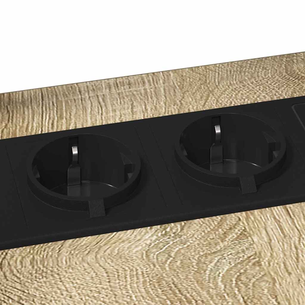 Sengebord Sonoma-eg 41.5 x 26 x 60.5 cm Konstrueret træ