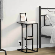 Sengebord Grå sonoma-eg 41.5 x 26 x 60.5 cm Konstrueret træ