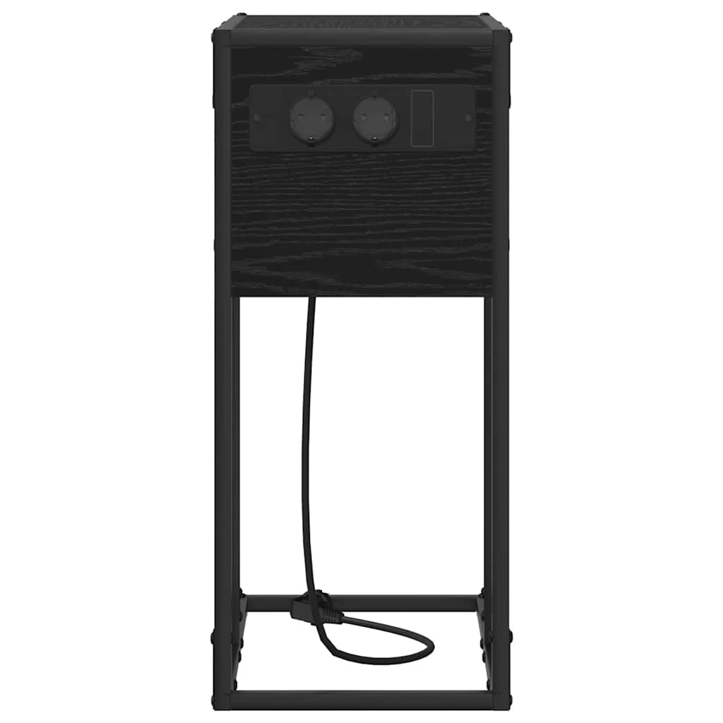 Sengebord Sort eg Konstrueret træ