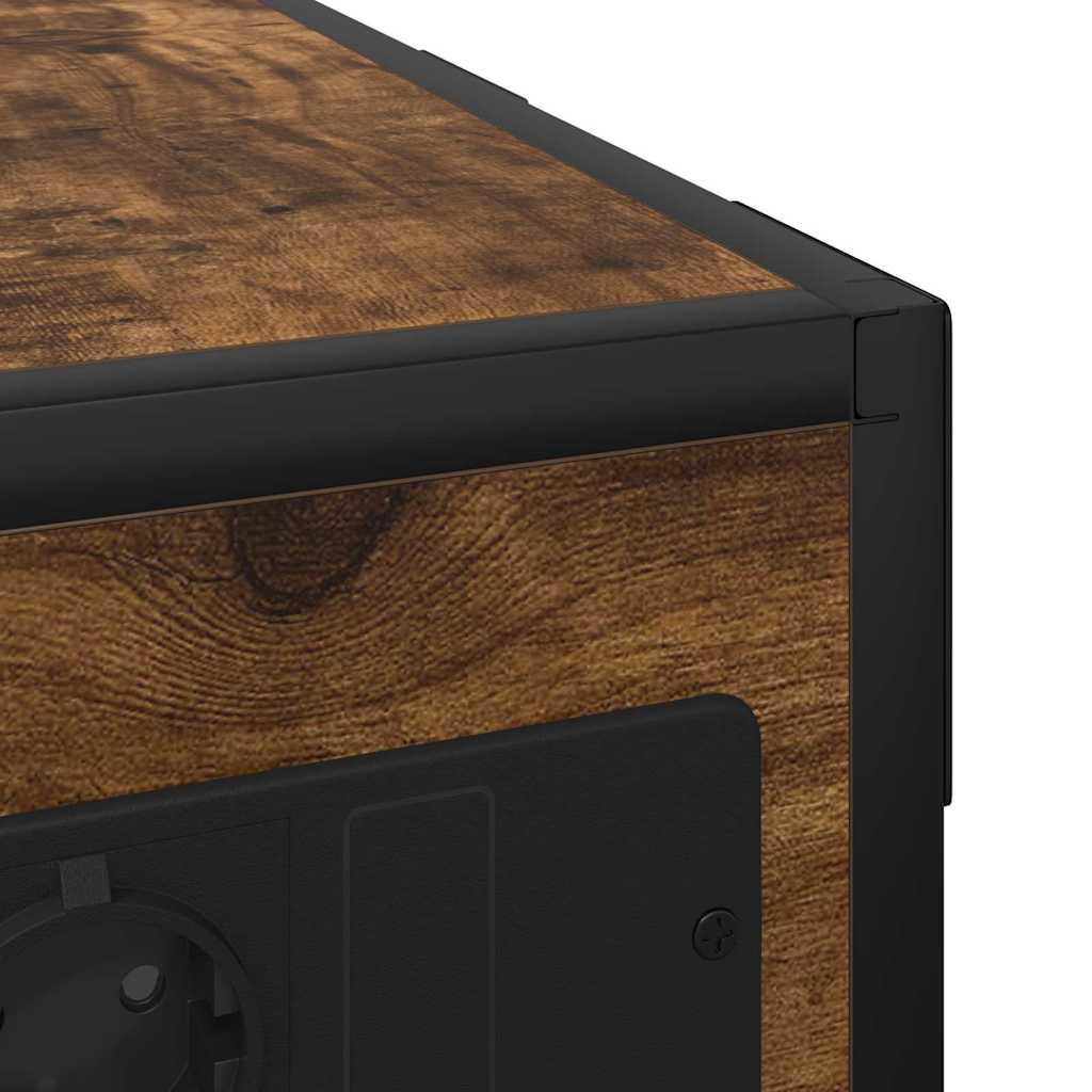 Sengebord Røget eg Konstrueret træ