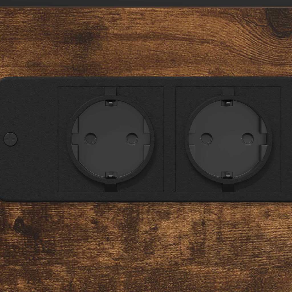 Sengebord Røget eg Konstrueret træ