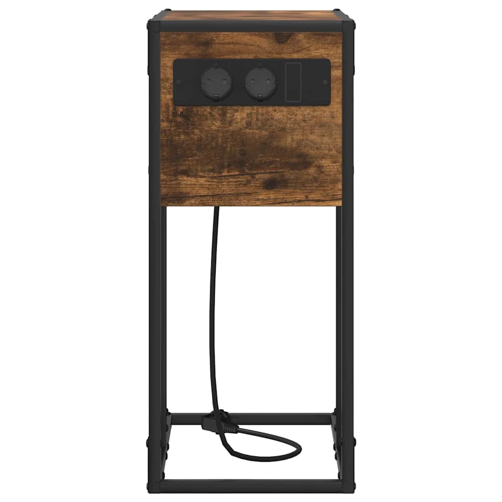 Sengebord Røget eg Konstrueret træ