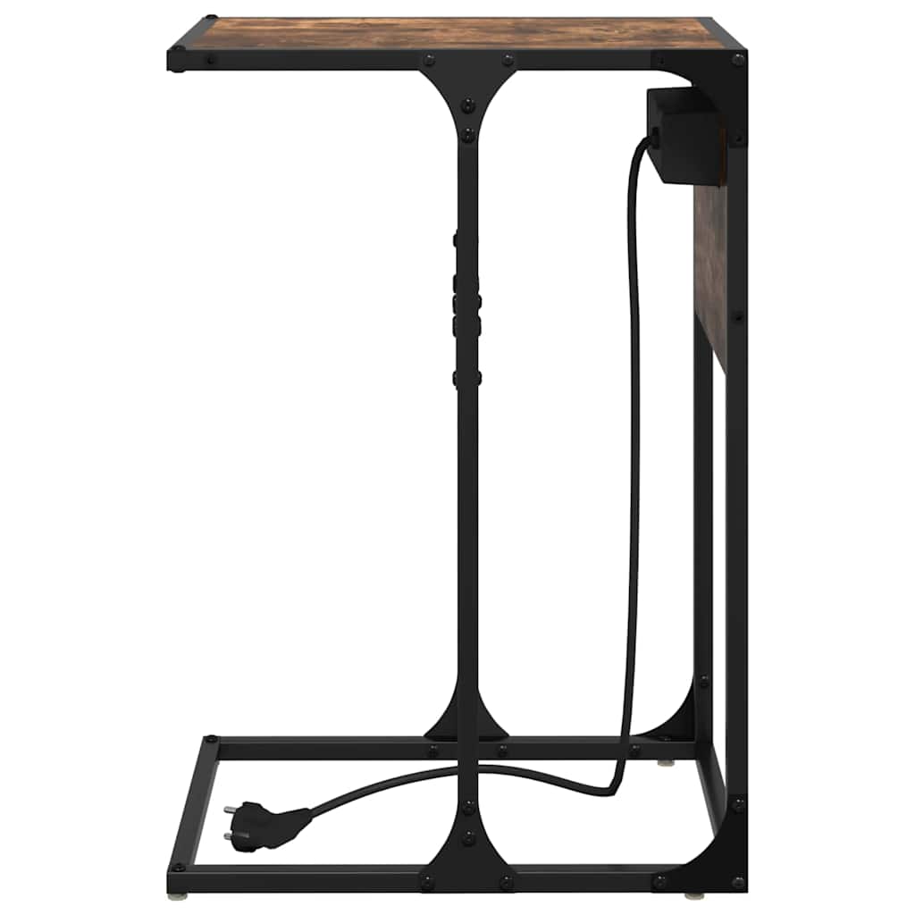 Sengebord Røget eg Konstrueret træ