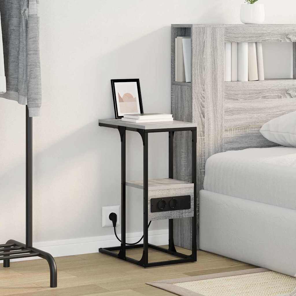 Natskab Grå sonoma-eg 41.5 x 26 x 60.5 cm Konstrueret træ