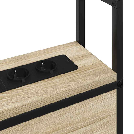 Opbevaringshovedgavl med Opladningsstation Sonoma-eg