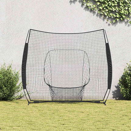 Baseball øvelsesnet Sort 250 x 106 x 209 cm Polyester