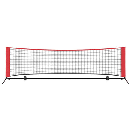 Tennis Net Sort og rød 301 x 90,5 x 87 cm Polyester