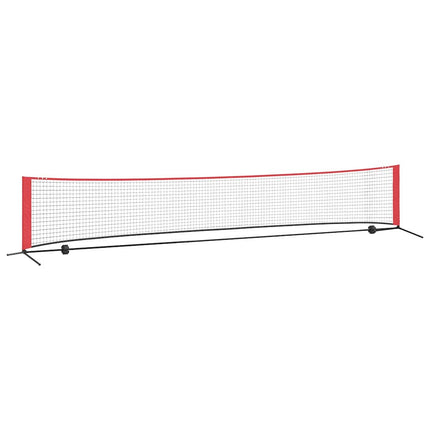 Tennis Net Sort og rød 494,5 x 90 x 87 cm Polyester