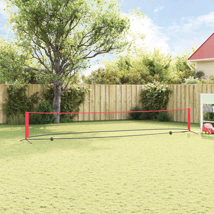 Tennis Net Sort og rød 595 x 90,5 x 87 cm Polyester