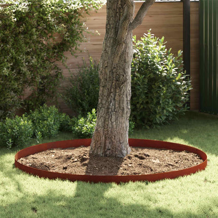Plænekant 450 x 15 cm Cortenstål Rusten