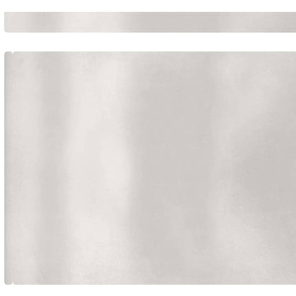 Plænekant 450 x 25 cm Rustfrit stål Sølv