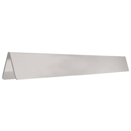 Plænekant 450 x 25 cm Rustfrit stål Sølv