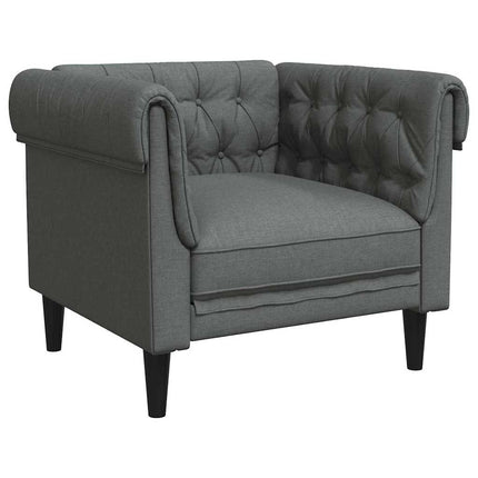 Sofa Mørkegrå 78,5 x 74,5 x 74,5 cm Polyester