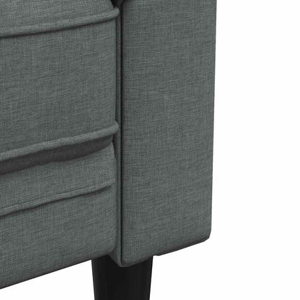Sofa Mørkegrå 182,5 x 74,5 x 74,5 cm Polyester