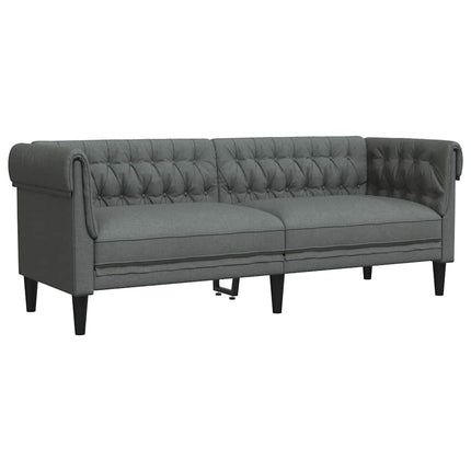 Sofa Mørkegrå 201,5 x 74,5 x 74,5 cm Polyester