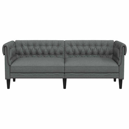 Sofa Mørkegrå 201,5 x 74,5 x 74,5 cm Polyester