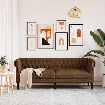 Sofa Brun 201,5 x 74,5 x 74,5 cm Polyester