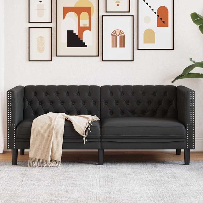 Sofa Sort 174 x 74,5 x 70,5 cm PVC